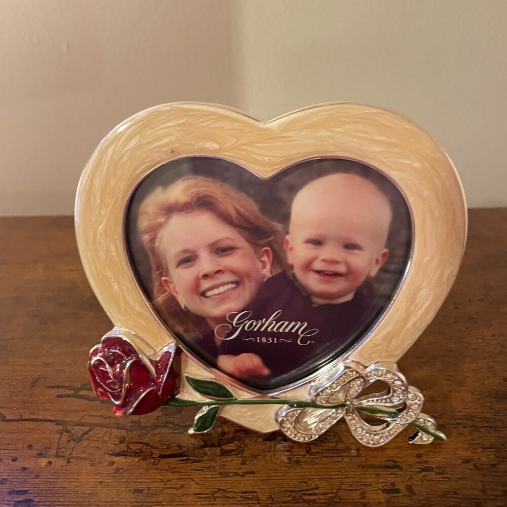 Vintage Heart picture frame Gorham - Picture 2 of 4